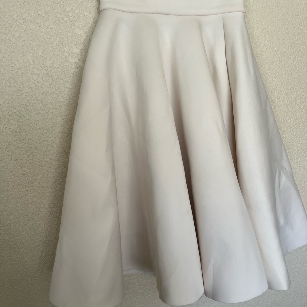 Elegant White A-Line Women's Skirt